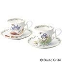 【 あす楽 土日・祝日対応 】ノリタケ ( NORITAKE ) スタジオジブリ となりのトトロ コーヒーカップ＆ソーサーペア 250ml ※ 電子レンジ使用可 [トトロ専用BOX入り] 人気 ギフト 御祝 結婚祝 出産祝 新築祝 結婚内祝 出産内祝 新築内祝 各種内祝