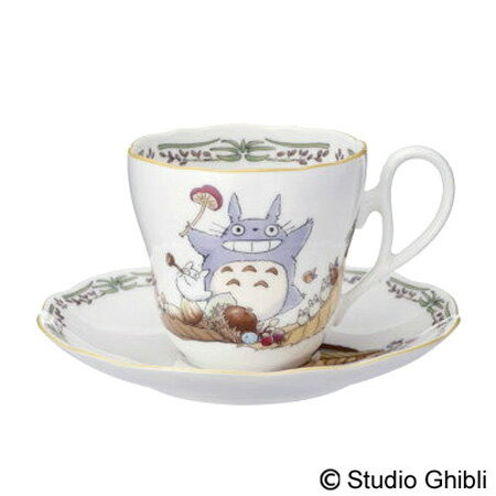 ノリタケ ( NORITAKE ) スタジオジブリ となりのトトロ コーヒーカップ＆ソーサー 250ml ※ 電子レンジ使用可  人気 ギフト 御祝 結婚祝 出産祝 結婚内祝 出産内祝 新築内祝 各種内祝 記念品