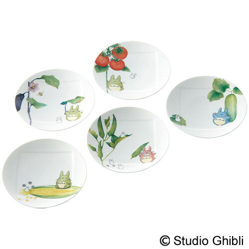 ノリタケ ( NORITAKE ) スタジオジブリ となりのトトロ 15.5cmプレート 5枚セット ※ 電子レンジ・食洗機使用可 [トトロ専用BOX入り] 人気 ギフト 御祝 結婚祝 出産祝 新築祝 結婚内祝 出産内祝 新築内祝 各種内祝 快気祝 粗品 景品 記念品 歳祝