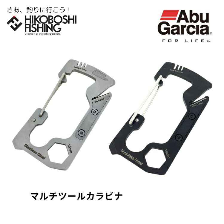 ֥륷 ޥġ륫ӥ AbuGarcia MULTI TOOL CARABINER   ƻ եå Ϥ...