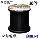 サンライン 石鯛用道糸 磯スペシャル テクニシャン石鯛 口白鬼憧 (クチジロキドウ) 300m巻 30号 ナイロンライン クチジロブラック SUNLINE 釣り...