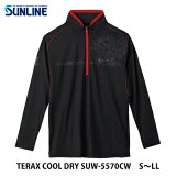 饤 ƥå ɥ饤 SLL Ĺµ SUW-5570CW ֥åSUNLINE TERAX COOL DRY SHIRT  եå    ե