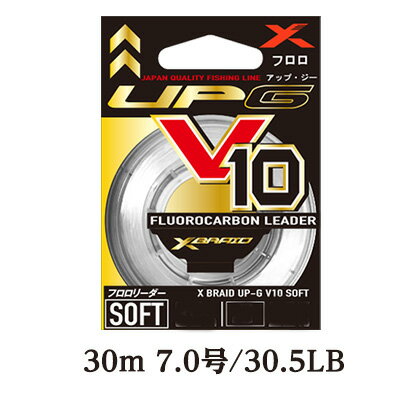 YGK GbNXuCh AbvW[[_[ V10 \tg 30m 7.0/30.5LB (4582550714843) X-BRAID UP-G LEADER V10 SOFT /ނ/tBbVO/tJ[{VbN[_[/