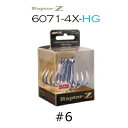 BKK ビーケーケー フック ラプターZ 6071-4X-HG #6 4589596141305 BKK トリプルフック トレブルフック ビーケイケイ 釣り 釣...
