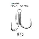 【 スーパーSALE限定 エントリーでP10倍 】BKK フック ビーケーケー GT-REX 6071-7X-HG #6/0 4589596140384 GT・マグロ用 トレブルフック BKK HOOK 釣り 釣具 釣り具 フィッシング ルアー フック 針 鈎 ハリ トリプルフック