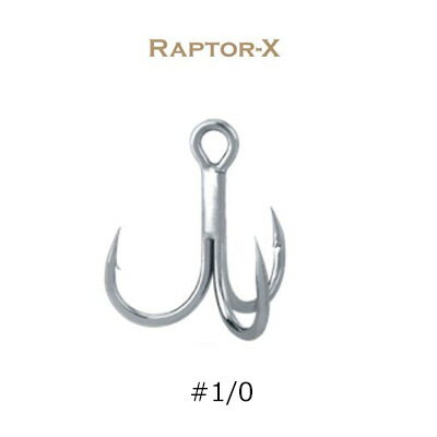 BKK フック ビーケーケー ラプターX 1/0 4589596141428 トレブルフック BKK HOOK Raptor-X トリプルフック トレブルフック ビーケイケイ 釣り 釣具 釣り具 フィッシング ルアー 替フック ヒラマサ 青物 怪魚 オフショア ショアジギング キャスティング ジギング