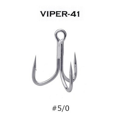 BKK フック ビーケーケー バイパー41 #5/0 4589596142234 トレブルフック BKK HOOK VIPER41 トリプルフック トレブルフック ビーケイケイ 釣り 釣具 釣り具 フィッシング ルアー 替フック オフショア ショアジギング キャスティング ジギング