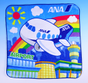 飛行機　ハンドタオル ANA ポップひこうき