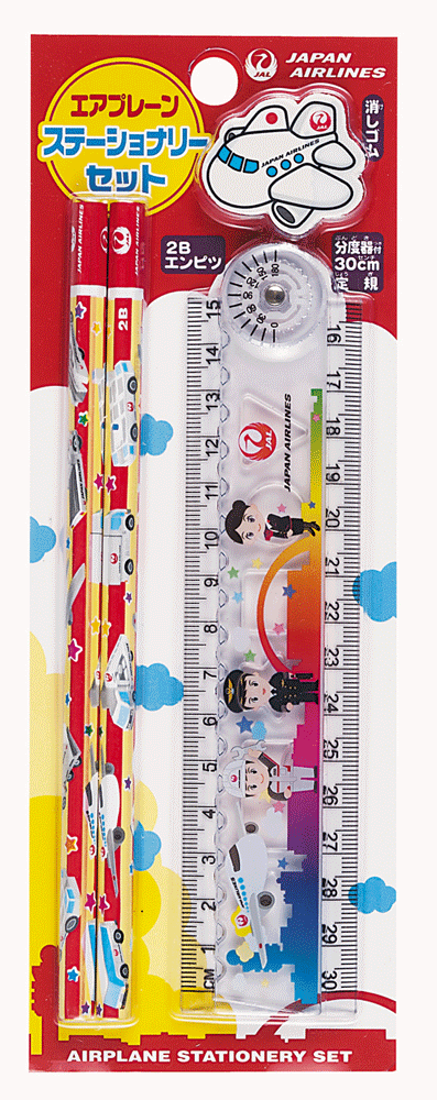 飛行機　ステーショナリー セットJAL