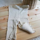 オーガニックコットン 生地 女性肌着 3分丈 パンツ ( リブ ) 白綿 茶綿 オーガニック 有機栽培 コットン 綿 綿100% レディース 女性 婦人 日本製 インナー アンダーウエア 下着 肌着 敏感肌 スガノ工房(4)