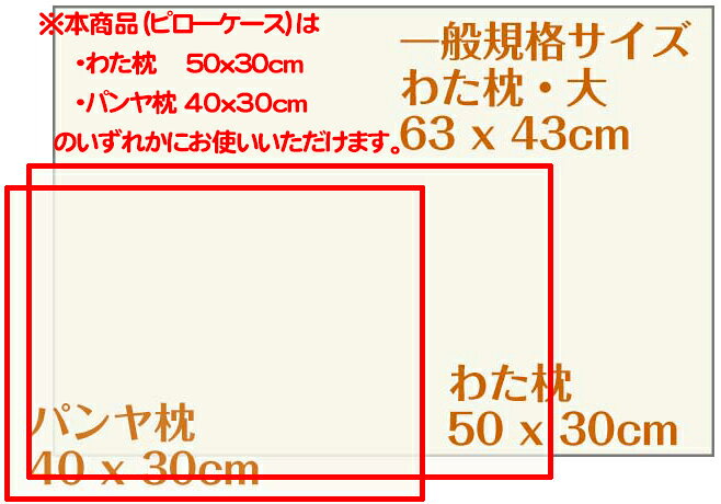 ゆるエコ 『ピローケース わた枕・パンヤ枕共用』 シャキッと感 手紡ぎ糸 オーガニ...