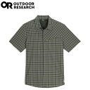 アウトドアリサーチ メンズ アストロマンショートスリーブ サンシャツ レンジャーグリーンプレッド 19844015 OUTDOOR RESEARCH OR198...