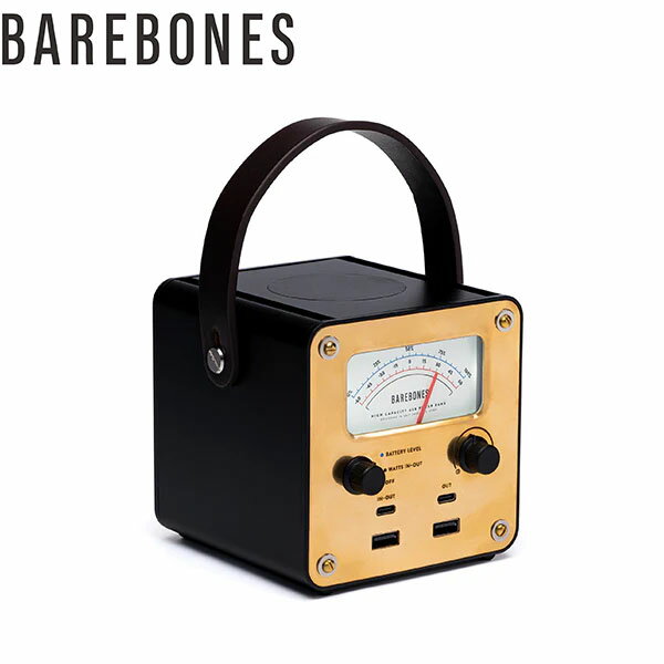 ベアボーンズ BAREBONES ブロックタワーパワーステーション ブラス ポータブル充電器 バッテリー アウトドア キャンプ BBL20230039000000