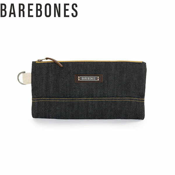 ベアボーンズ BAREBONES ニーラムスモールジッパーポーチデニム アウトドア 旅行 BBL20236014032003