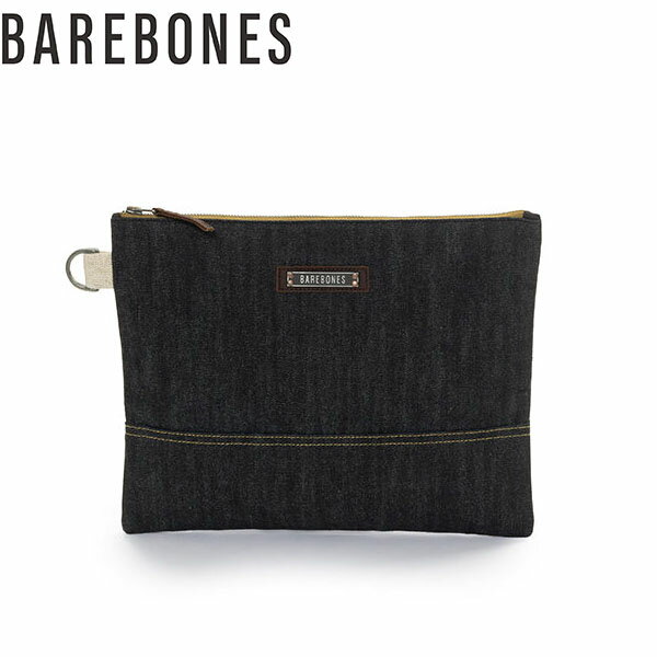 ベアボーンズ BAREBONES ニーラムラージジッパーポーチデニム アウトドア 旅行 BBL20236015032007