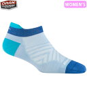 ダーンタフ DARN TOUGH 靴下 ソックス レディース Ws ラン ノーショータブウルトラライトウェイト 1043 スカイ DAR19441043122
