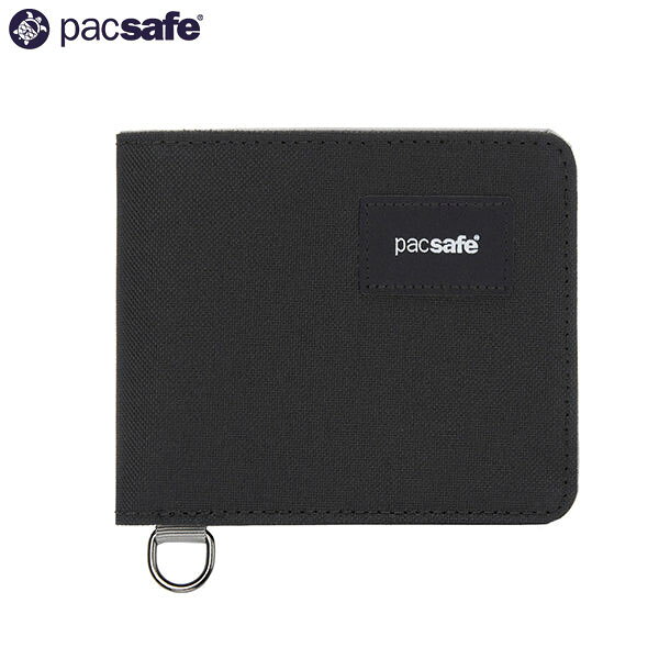 樂天商城 - パックセーフ PacSafe 財布 二つ折り RFID バイフォールドウォレット ジェットブラック 黒 スキミング防止 盗難防止 旅行 トラベル PAC12970380130000