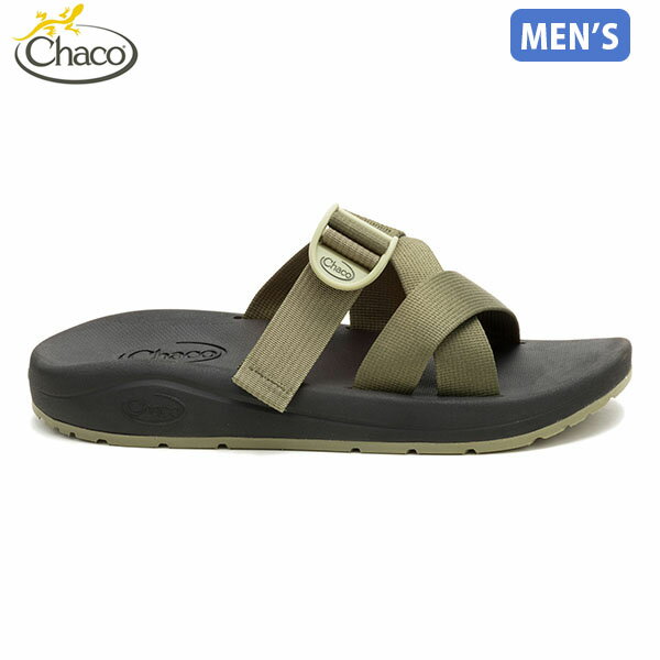 チャコ Chaco メンズ サンダル Ms クッシュZ スライド モッシーオリーブ スライドサンダル 軽量 速乾 普段履き CHA12366184021