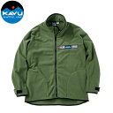 カブー KAVU メンズ フリースジャケット フルジップフリーススローシャツ モス KAV19811358048
