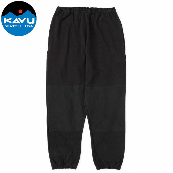 カブー KAVU メンズ ロングパンツ ヘビーウェイトパンツ ブラック KAV19823020001