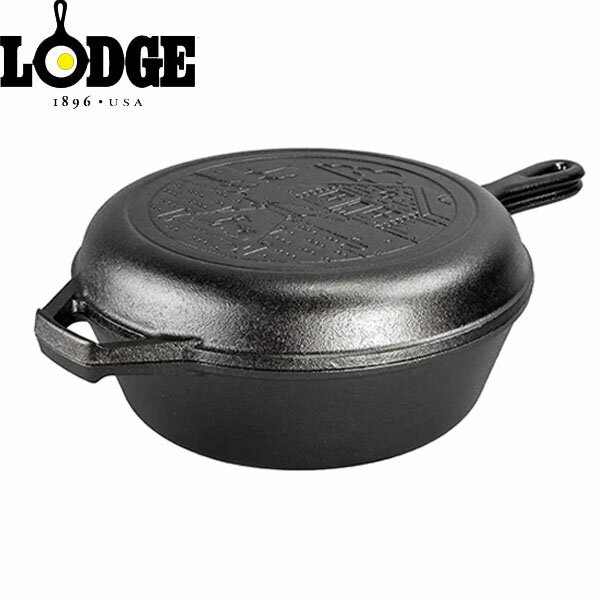 Rakuten - ロッジ LODGE 深鍋 スキレット フライパン キャビンコンボクッカー LCCWND ブラック LDG19240290000000