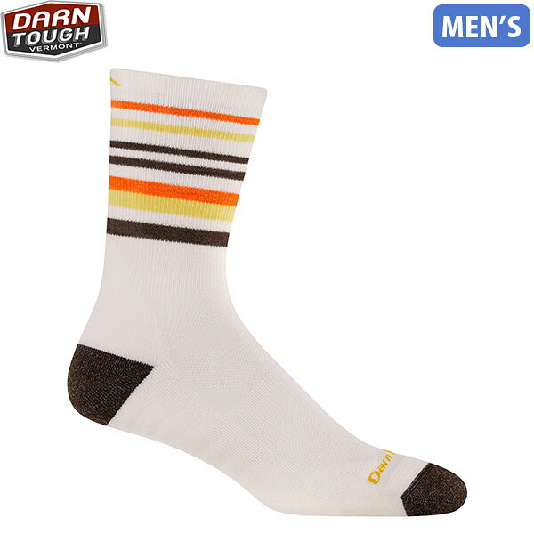 Rakuten - ダーンタフ DarnTough 靴下 メンズ Ms ファストパック マイクロ クルー ライトウェイト クッション ホワイト 5012-White DAR19445012010