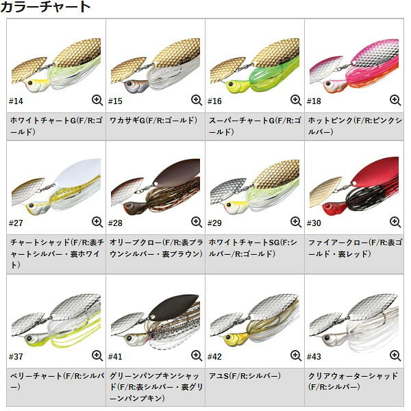 エバーグリーン EVERGREEN Dゾーン パワーブレード 1/2oz DW (ダブルウィローリーフ) ルアー バス釣り スピナーベイト AZREVG019 hikyrm-10125734 ハイカム 楽天市場店 サンプル画像3