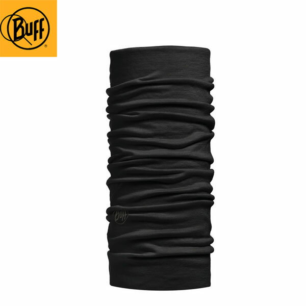 �Х� Buff �ͥå��������ޡ� �ͥå��������� LIGHTWEIGHT MERINO WOOL SOLID BLACK ���Υ����� BUF330079