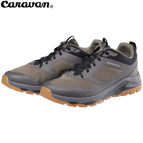 キャラバン CARAVAN トレッキングシューズ 登山靴 ゴアテックス C1_DL LOW 578カーキ ユニセックス メンズ レディース 透湿防水 ローカット 0010121 CAR0010121578