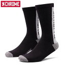 クローム CHROME 靴下 メリノウール MERINO CREW SOCKS メリノクルーソックス BLACK/REFLECTIVE メンズ レディース 吸湿...