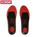 クローム CHROME インソール 中敷き POWER PEDAL FOOTBED BLACK/RED AC237BKRD CRMAC237BKRD