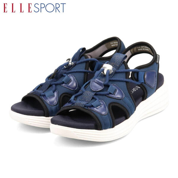 Rakuten - エル スポーツ ELLESPORT レディース 靴 スニーカーサンダル ESP12557A NAVY マドラス madras ELLESP12557ANAV