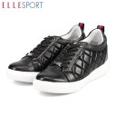 エル スポーツ ELLESPORT レディース 靴 シューズ スニーカー ESP12566A BLACK レースアップ マドラス madras ELLESP12...