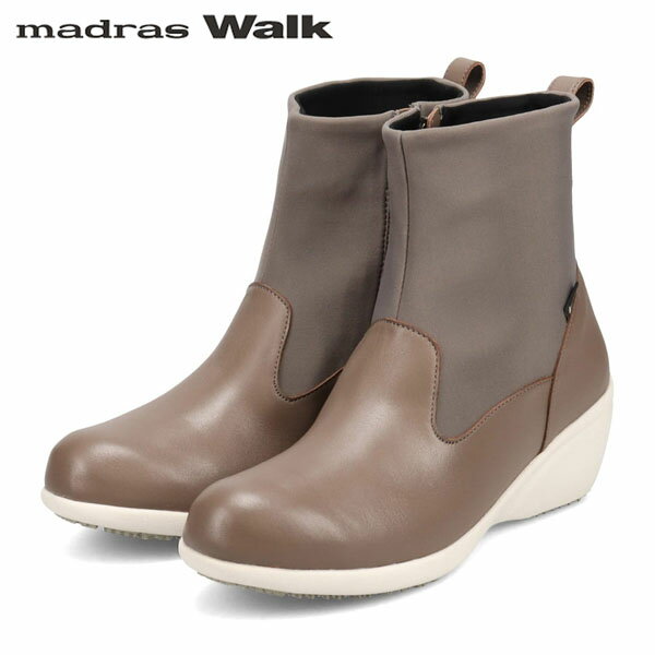 Rakuten - マドラスウォーク madras Walk レディース ゴアテックス ショートブーツ MWL1026 OAK 防水透湿 MADMWL1026OAK