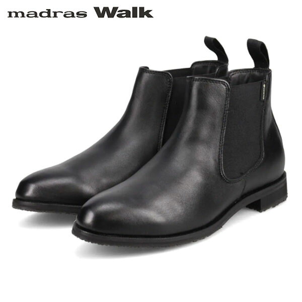 樂天商城 - マドラスウォーク レディース MWL1106H ゴアテックス GORE-TEX サイドゴアブーツ 晴雨兼用 防水透湿 BLACK madrasWalk MADMWL1106HBLA