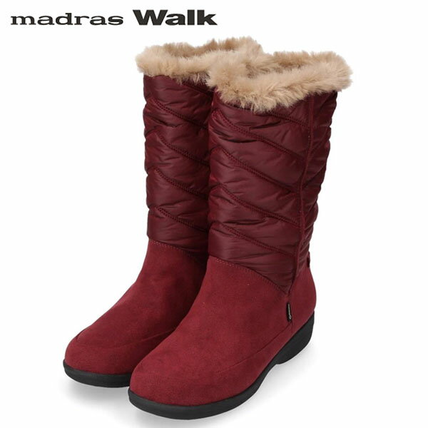 マドラスウォーク スノーブーツ レディース マドラスウォーク madras Walk レディース ゴアテックス スノーブーツ MWL2111 WINE 防水透湿 防滑 防寒 MADMWL2111WIN