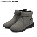 マドラスウォーク madras Walk レディース ゴアテックス スノーブーツ MWL2222 GRAY 防水透湿 防滑 MADMWL2222GRY