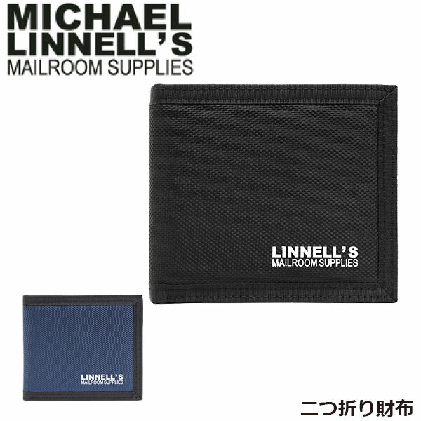 送料無料 マイケルリンネル MICHAEL LINNELL 二つ折り 財布 MLWA-1680-01 ウォレット Wallet メンズ レディース 男女兼用 MLWA168001 国内正規品