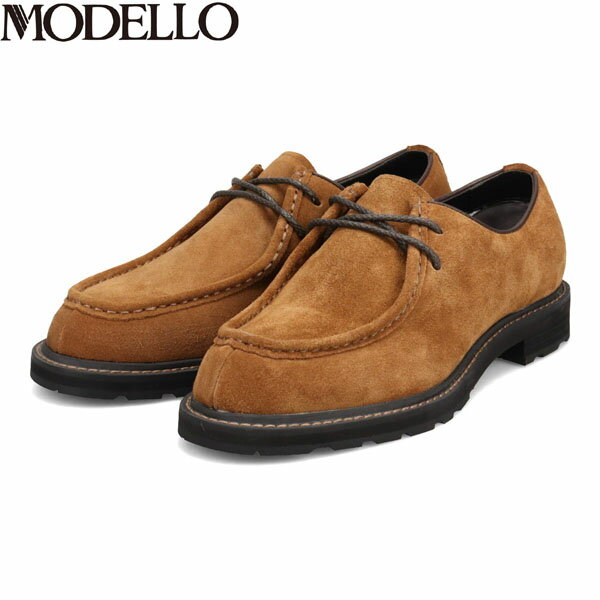 モデロ MODELLO メンズ 紳士靴 カジュアルシューズ レースアップ SPDM3125 OAK-VEL...
