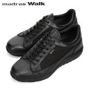 マドラスウォーク madras Walk メンズ ゴアテックス レザースニーカー カジュアルシューズ MW7602 BLACK/C 防水透湿 MADMW7602BLAC