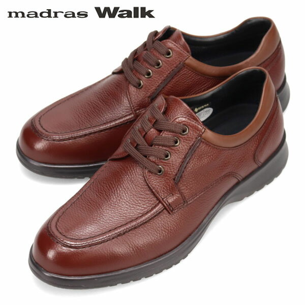 マドラスウォーク madras Walk メンズ ゴアテックス ビジネスシューズ MW8008 D-BROWN 防水透湿 通勤 MADMW8008DBR