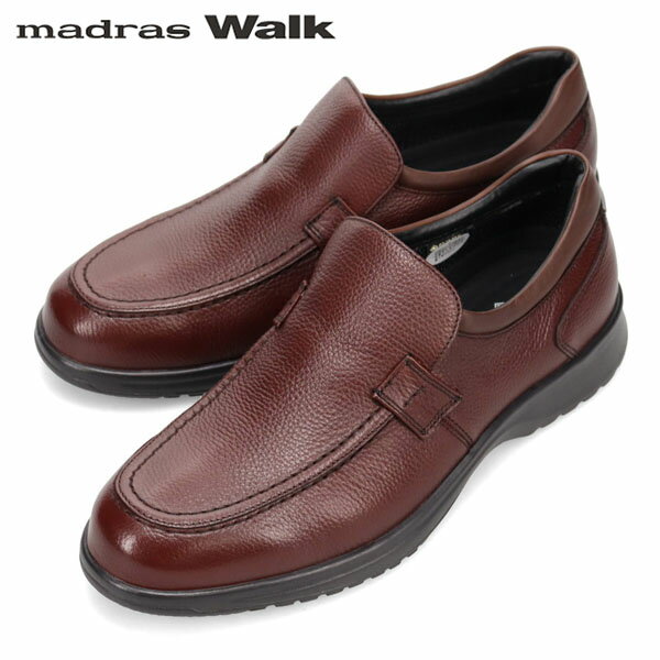 Rakuten - マドラスウォーク madras Walk メンズ ゴアテックス スリッポン カジュアルシューズ D-BROWN MW8009 防水透湿 MADMW8009DBR