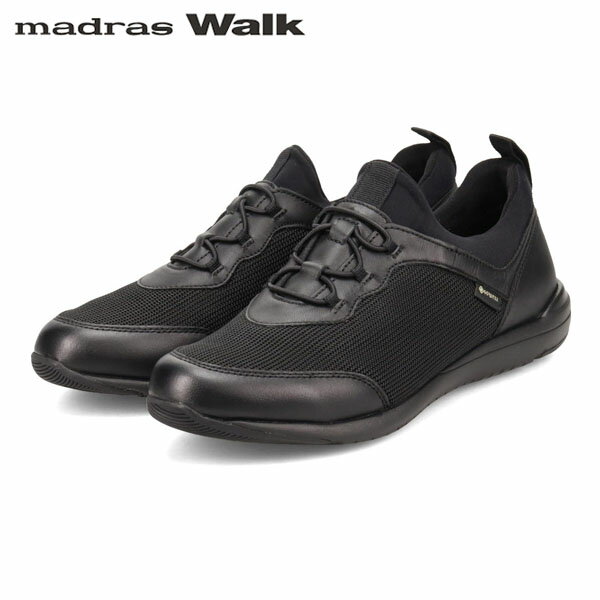Rakuten - マドラスウォーク madras Walk レディース ゴアテックス スニーカー MWL1004 ブラック 防水 透湿 MADMWL1004BLA
