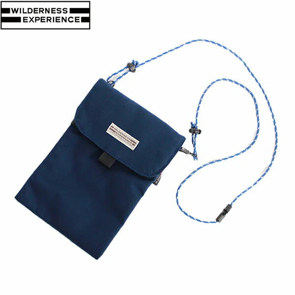 ウィルダネスエクスペリエンス WILDERNESS EXPERIENCE ネックポーチ Neck pouch with maskcase ネイビ..