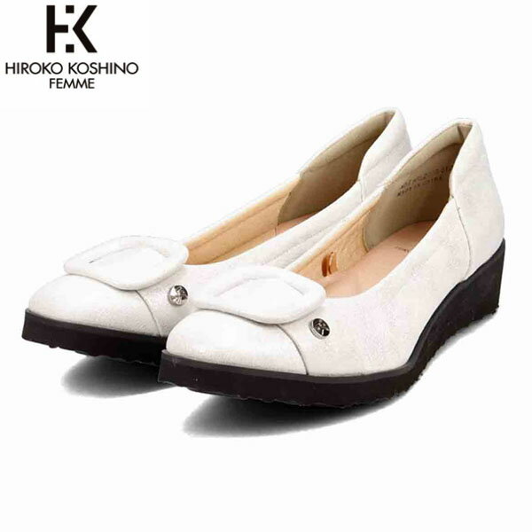 Rakuten - HIROKO KOSHINO FEMME ヒロココシノ ファム レディース パンプス HRL2000 WHITE-S 撥水 軽量 4センチヒール マドラス madras HKFHRL2000WHTS