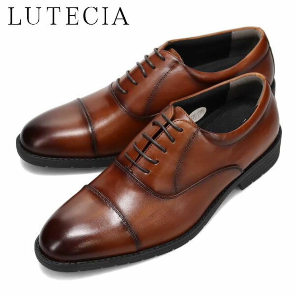 ルーテシア LUTECIA メンズ ビジネスシューズ 革靴 LU7818 CAMEL 茶色 軽量 マドラス madras LUTLU7818CAM