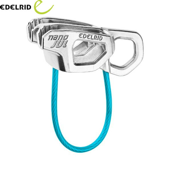 EDELRID エーデルリッド ビレイデバイス 確保器 ナノジュル 細径ロープ用 懸垂下降...