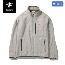 セール フォックスファイヤー ジャケット Foxfire メンズ フリース ウェーブフリースジャケット Wave Fleece Jacket 軽量 保温性 防寒 アウター アウトドア ライトグレー T-FOX5113210021