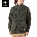 フォックスファイヤー Foxfire メンズ フィッシングセーター フィッシングフルZIPセーター フォレストグリーン(072) FOX6115317072