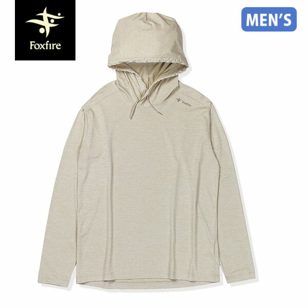 フォックスファイヤー Foxfire メンズ 防虫パーカー SCプルオーバーフーディ グラナイトサンド 防虫 虫よけ 速乾 FOX5215593228